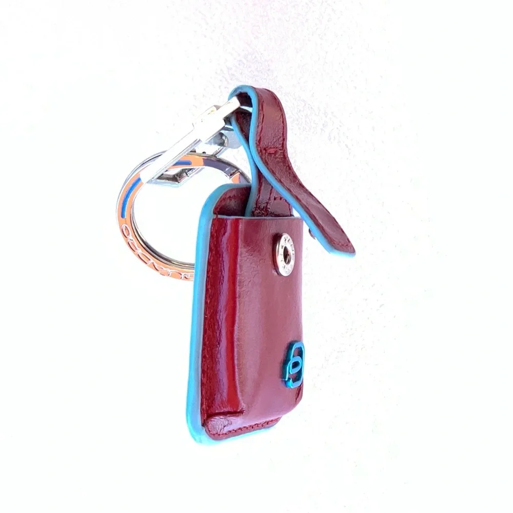 Piquadro Red and Blue Key Fob